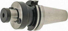 Parlec - CAT40 Dual Contact Taper Shank 38.1mm Pilot Diam Shell Mill Holder - 101.6mm Flange to Nose End Projection, 95.25mm Nose Diam, Through-Spindle Coolant - Exact Industrial Supply