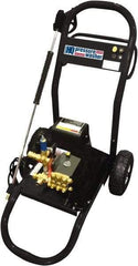 Value Collection - Electric, 15 Amp, 2.3 hp, 1,200 psi, 2.1 GPM, Cold Water Pressure Washer - AR Triplex Ceramic Plunger, 50' x 3/8" Hose, 110 Max Volts - Industrial Tool & Supply