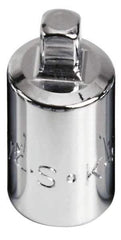SK - 1/2" Drive, 7/16" Socket, Male Pipe Plug Socket - 4 Points, 1-3/8" OAL - Industrial Tool & Supply
