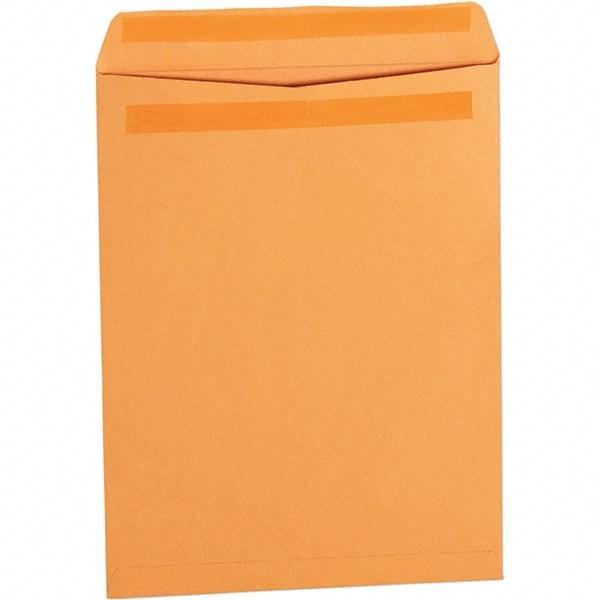 Universal One - 15.9" Long x 10" Wide Self Seal Kraft Catalog Envelope - Kraft - Industrial Tool & Supply