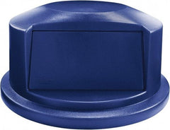 Rubbermaid - Dome Lid for Use with 44 Gal Round Trash Cans - Blue, For Brute Trash Cans - Industrial Tool & Supply