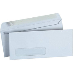 Universal One - 4.13" Long x 9.63" Wide Peel-Off Self-Seal Business Envelope - White - Industrial Tool & Supply