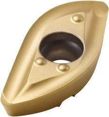 Seco - 218.20150 ME07 Grade F40M Carbide Milling Insert - TiAlN/TiN Finish, 0.236" Thick, 0.59" Corner Radius - Industrial Tool & Supply