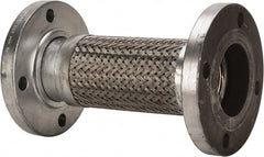 Made in USA - 12" OAL, 3" ID, 250 Max psi, Flexible Metal Hose Assembly - Industrial Tool & Supply