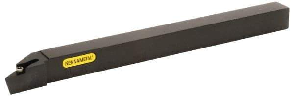 Kennametal - SVJB, Right Hand Cut, 3° Lead Angle, 16mm Shank Height x 16mm Shank Width, Neutral Rake Indexable Turning Toolholder - 100mm OAL, VB..1103.. Insert Compatibility, Series Screw-On - Industrial Tool & Supply