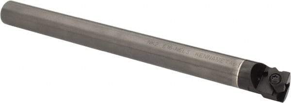 Kennametal - 1-3/8" Min Bore Diam, 12" OAL, 1" Shank Diam, E-NE Indexable Boring Bar - N. Insert, Clamp Holding Method - Industrial Tool & Supply
