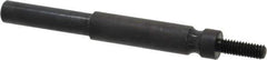 Made in USA - 8-32 Cross/Square Pad Mandrel - 3" Long x 1/4" Diam - Industrial Tool & Supply