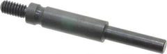 Made in USA - 1/4-20 Cross/Square Pad Mandrel - 3" Long x 1/4" Diam - Industrial Tool & Supply