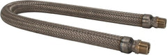 Made in USA - 36" OAL, 3/4" ID, 600 Max psi, Flexible Metal Hose Assembly - Industrial Tool & Supply