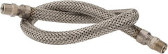 Made in USA - 36" OAL, 1/2" ID, 1,040 Max psi, Flexible Metal Hose Assembly - Industrial Tool & Supply