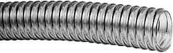 Made in USA - 2-1/2" Inside x 2-7/8" Outside Diam, Food & Beverage Hose - 7" Bend Radius, 100' Long, 28 Vacuum Rating - Industrial Tool & Supply