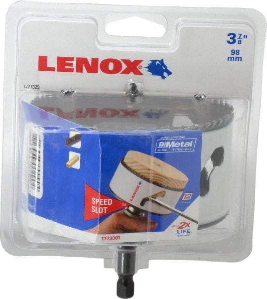 Lenox - 3-7/8" Diam, 1-1/2" Cutting Depth, Hole Saw - Bi-Metal Saw, Toothed Edge - Industrial Tool & Supply