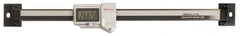 Mitutoyo - 0 to 150mm, 0.01mm Resolution Horizontal Electronic Linear Scale - 0.001 Inch Accuracy, Data Output, SR44 Battery - Industrial Tool & Supply