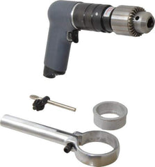 Ingersoll-Rand - 1/2" Keyed Chuck - Pistol Grip Handle, 600 RPM, 25 CFM, 0.75 hp, 90 psi - Industrial Tool & Supply