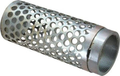 Dixon Valve & Coupling - 2" Hose, Round Hole-Long Body Strainer - Plated Steel - Industrial Tool & Supply