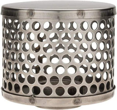 Dixon Valve & Coupling - 1-1/2" Hose, Round Hole Strainer - Stainless Steel - Industrial Tool & Supply