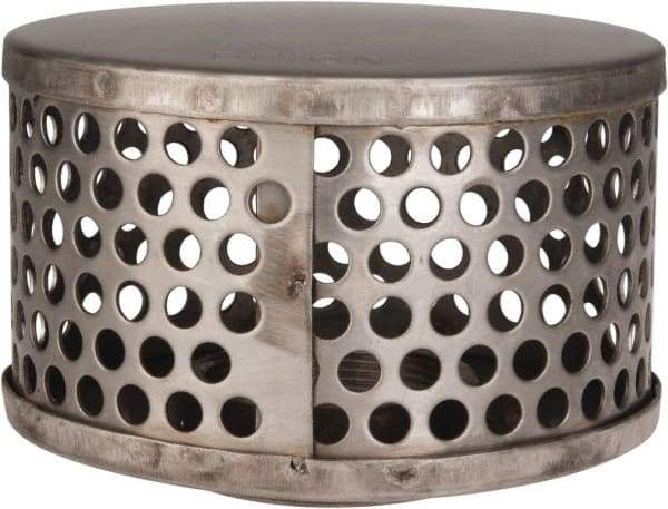 Dixon Valve & Coupling - 2" Hose, Round Hole Strainer - Stainless Steel - Industrial Tool & Supply
