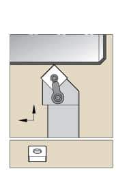 Kennametal - MSSN, Left Hand Cut, 45° Lead Angle, 1-1/4" Shank Height x 1-1/4" Shank Width, Negative Rake Indexable Turning Toolholder - 6" OAL, SN..54. Insert Compatibility, Series Kenloc - Industrial Tool & Supply