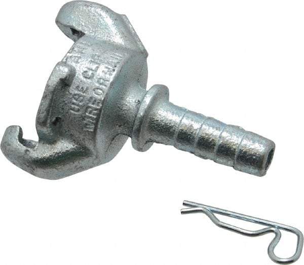 Dixon Valve & Coupling - 1/2", Universal Hose Coupling with Hose Ends - Malleable Iron - Industrial Tool & Supply