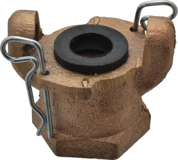 Dixon Valve & Coupling - 1" NPT, Universal Hose Coupling with Female NPT Ends - Brass - Industrial Tool & Supply