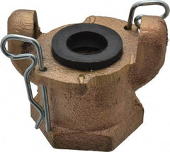 Dixon Valve & Coupling - 1" NPT, Universal Hose Coupling with Female NPT Ends - Brass - Industrial Tool & Supply