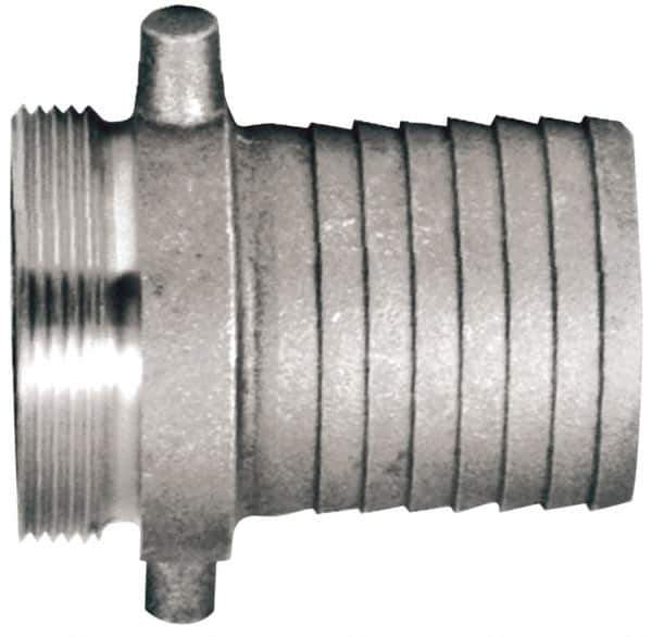 Dixon Valve & Coupling - 4" Aluminum/Brass Suction Male Coupling - Short Shank - Industrial Tool & Supply