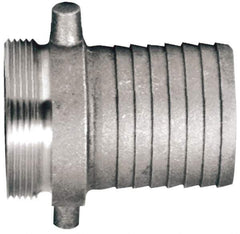 Dixon Valve & Coupling - 4" Aluminum/Brass Suction Male Coupling - Short Shank - Industrial Tool & Supply