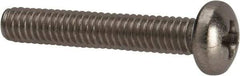 Value Collection - #8-32 UNC, 1" Length Under Head Phillips Drive Machine Screw - Pan Head, Grade 316 Stainless Steel, Uncoated, Without Washer - Industrial Tool & Supply