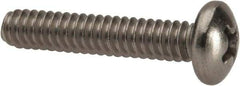 Value Collection - #10-24 UNC, 1" Length Under Head Phillips Drive Machine Screw - Pan Head, Grade 316 Stainless Steel, Uncoated, Without Washer - Industrial Tool & Supply