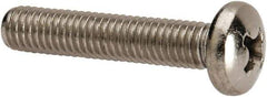 Value Collection - #10-32 UNF, 1" Length Under Head Phillips Drive Machine Screw - Pan Head, Grade 316 Stainless Steel, Uncoated, Without Washer - Industrial Tool & Supply