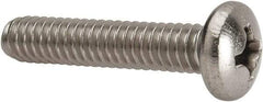 Value Collection - 1/4-20 UNC, 1-1/4" Length Under Head Phillips Drive Machine Screw - Pan Head, Grade 316 Stainless Steel, Uncoated, Without Washer - Industrial Tool & Supply