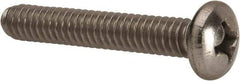 Value Collection - 1/4-20 UNC, 1-1/2" Length Under Head Phillips Drive Machine Screw - Pan Head, Grade 316 Stainless Steel, Uncoated, Without Washer - Industrial Tool & Supply