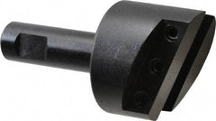 Made in USA - 1-3/8" Head, 1/2" Shank Diam, 1 Bit Per Cutter, 5/16" Tool Bit, Fly Cutter - Straight Shank - Industrial Tool & Supply