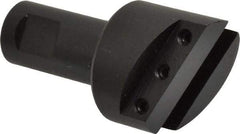 Made in USA - 1-3/8" Head, 3/4" Shank Diam, 1 Bit Per Cutter, 5/16" Tool Bit, Fly Cutter - Straight Shank - Industrial Tool & Supply