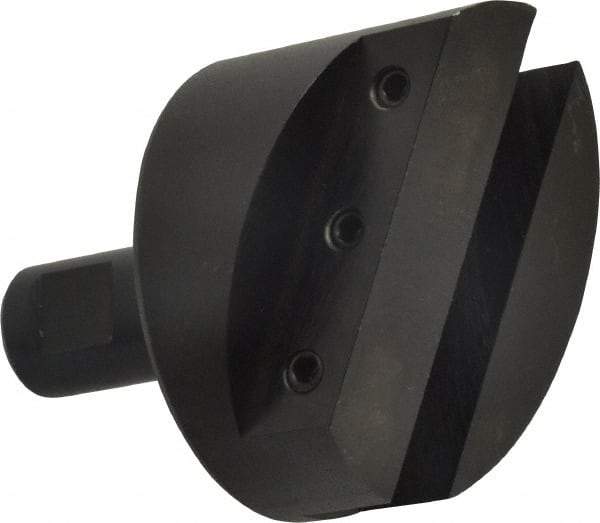 Made in USA - 2-1/2" Head, 3/4" Shank Diam, 1 Bit Per Cutter, 1/2" Tool Bit, Fly Cutter - Straight Shank - Industrial Tool & Supply