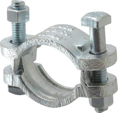 Dixon Valve & Coupling - 1-3/4 to 2-3/64" OD, Double Bolt Iron Clamp - Plated Malleable Iron - Industrial Tool & Supply