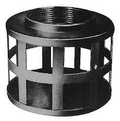 Kuriyama of America - 6" Hose, Square Hole Strainer - Plated Steel - Industrial Tool & Supply