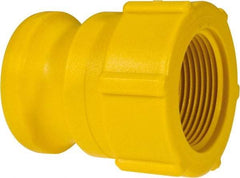 NewAge Industries - 1-1/4" Nylon Cam & Groove Suction & Discharge Hose Male Adapter Female NPT Thread - Part A, 1-1/4" Thread, 150 Max psi - Industrial Tool & Supply