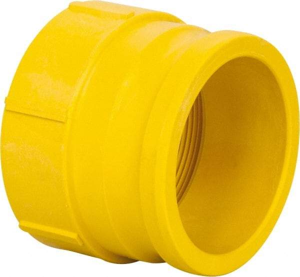 NewAge Industries - 4" Nylon Cam & Groove Suction & Discharge Hose Male Adapter Female NPT Thread - Part A, 4" Thread, 75 Max psi - Industrial Tool & Supply