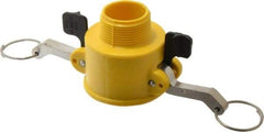 NewAge Industries - 1-1/4" Nylon Cam & Groove Suction & Discharge Hose Female Coupler Male NPT Thread - Part B, 1-1/4" Thread, 150 Max psi - Industrial Tool & Supply