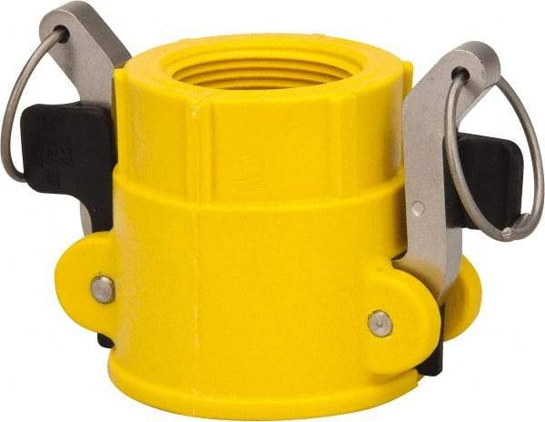 NewAge Industries - 1-1/2" Nylon Cam & Groove Suction & Discharge Hose Female Coupler Female NPT Thread - Part D, 1-1/2" Thread, 150 Max psi - Industrial Tool & Supply