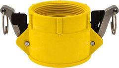 NewAge Industries - 3" Nylon Cam & Groove Suction & Discharge Hose Female Coupler Female NPT Thread - Part D, 3" Thread, 125 Max psi - Industrial Tool & Supply