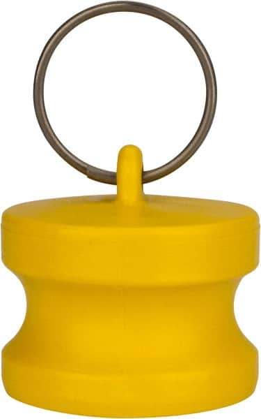 NewAge Industries - 1-1/2" Nylon Cam & Groove Suction & Discharge Hose Dust Plug For Use with Couplers - Part DP, 150 Max psi - Industrial Tool & Supply