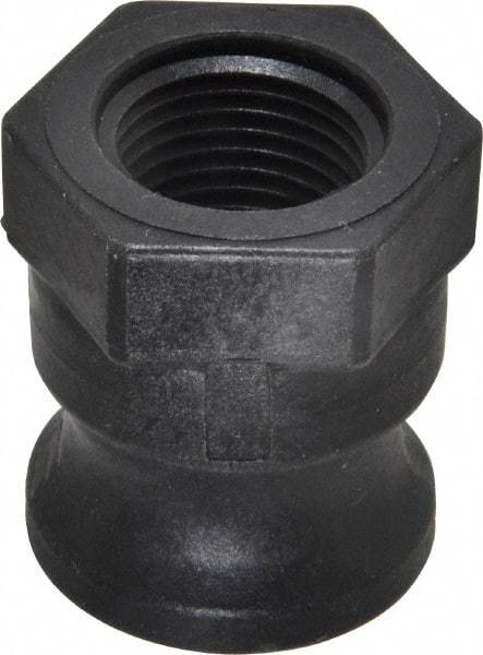 NewAge Industries - 1/2" Polypropylene Cam & Groove Suction & Discharge Hose Male Adapter Female NPT Thread - Part A, 1/2" Thread, 125 Max psi - Industrial Tool & Supply