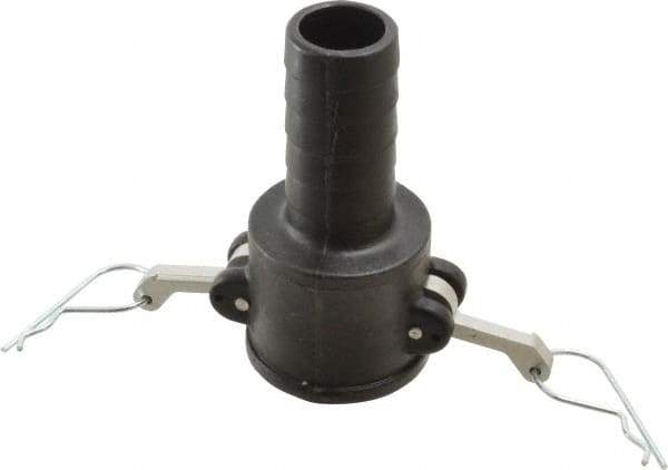 NewAge Industries - 1" Polypropylene Cam & Groove Suction & Discharge Hose Female Coupler Hose Shank - Part C, 125 Max psi - Industrial Tool & Supply