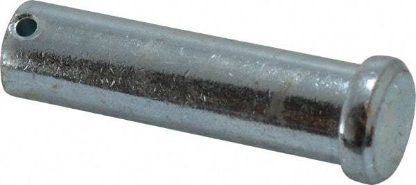 Value Collection - 3/4" Pin Diam, 2-3/4" OAL, Standard Clevis Pin - 5/32" Hole, 2-19/32" Usable Length, Zinc-Plated Steel - Industrial Tool & Supply