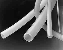 NewAge Industries - 3/8" ID x 3/4" OD, 3/16" Wall Thickness, Cut to Length (100' Standard Length) Silicone Tube - Natural, 15 Max psi, 50 Shore A Hardness - Industrial Tool & Supply