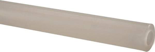 NewAge Industries - 1/4" ID x 1/2" OD, 1/8" Wall Thickness, Cut to Length (100' Standard Length) Silicone Tube - Natural, 15 Max psi, 50 Shore A Hardness - Industrial Tool & Supply
