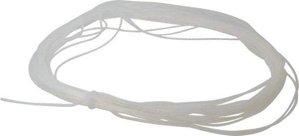 NewAge Industries - 1/16" ID x 1/8" OD, 1/32" Wall Thickness, 50' Long, Silicone Tube - Natural, 60 Shore A Hardness - Industrial Tool & Supply