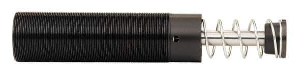 Parker - 3/4-16 Thread, 0.19 Rod Diam, 0.59 Stroke Length, Male Button Shock - 0.66 Shock Outside Diam, 4.62 OAL - Industrial Tool & Supply